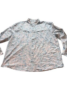 Silver Bait Men's Long Sleeve Printed Button-Up Shirt